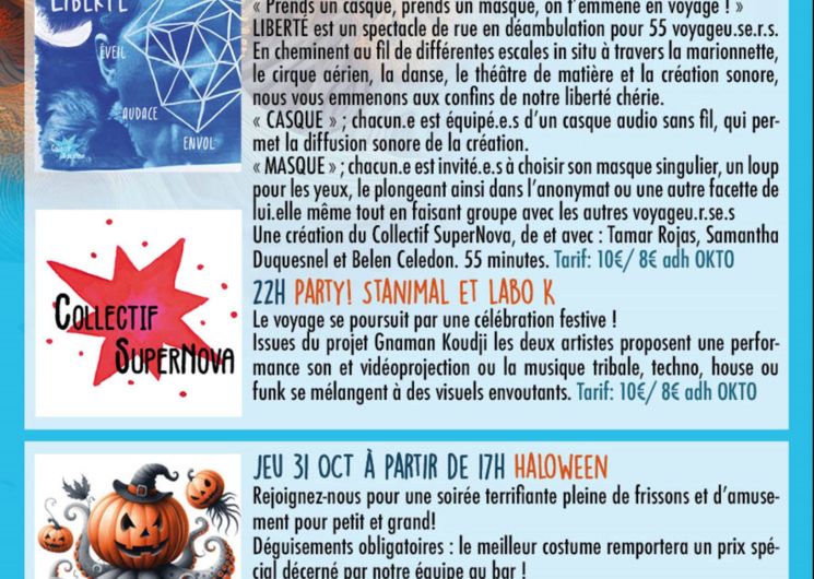 Flyer de l'animation