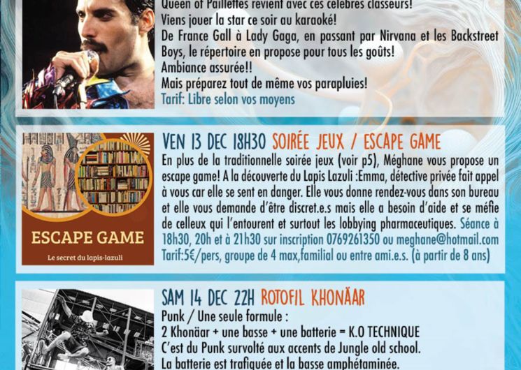 Flyer de l'animation