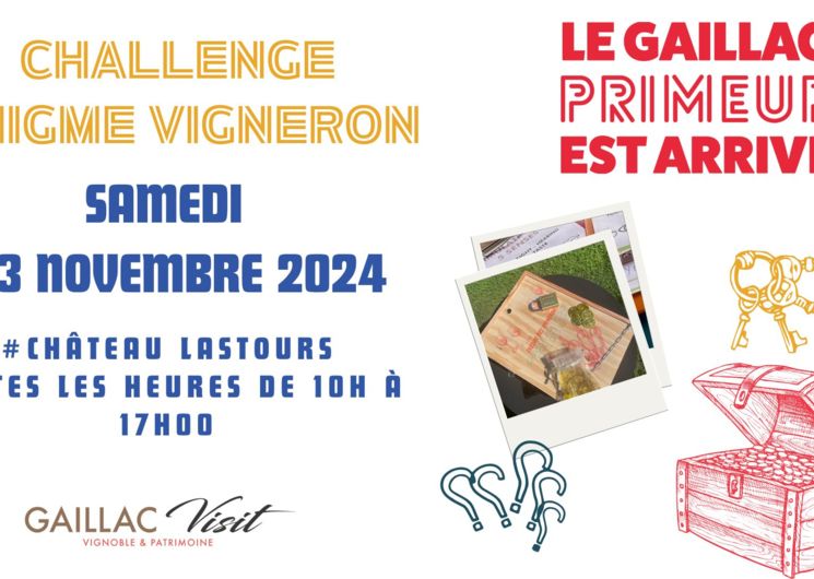 Challenge énigme Vigneron_Lisle-sur-Tarn