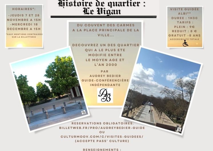 AFFICHE histoire de quartier le Vigan