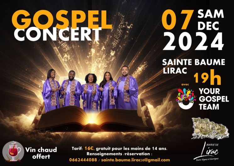 Concert Gospel à l'Hermitage de la Sainte Baume_Lirac