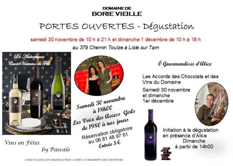 Portes ouvertes - Domaine de Borie-Vieille_Lisle-sur-Tarn