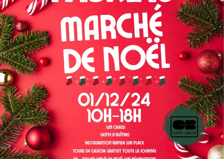 Marché de Noël - centre du village_Tauriac