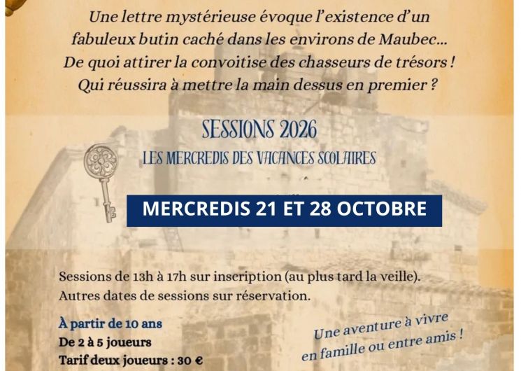 Escape game : Le trésor disparu de Maubec_Maubec
