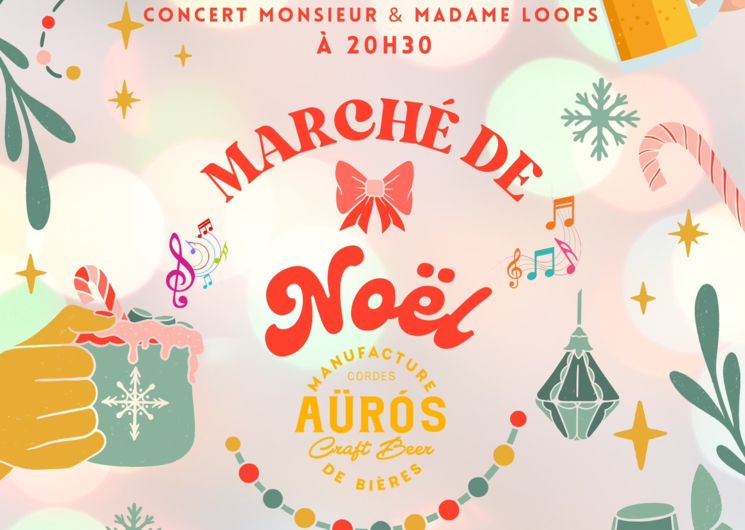 Marché de Noël - Brasserie Auros_Livers-Cazelles