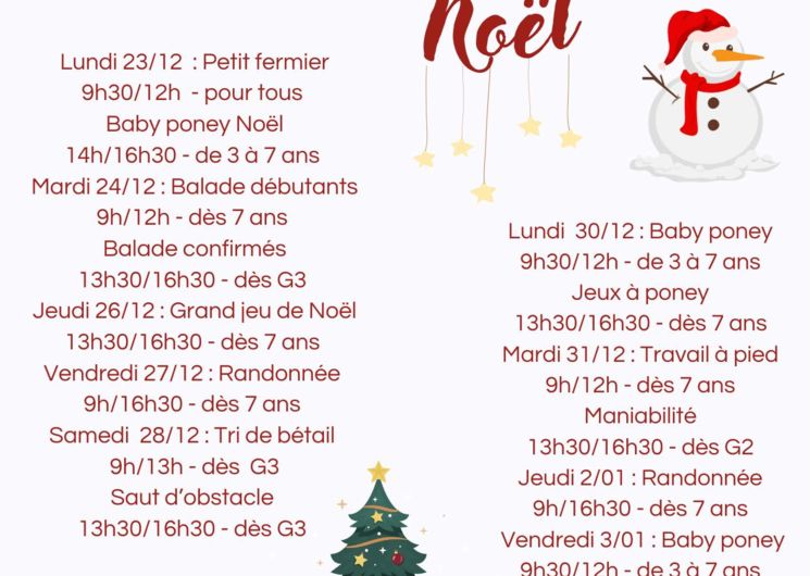 Les Vacances de Noël avec la Ferme équestre et l'élevage Dou Pantaï_Montaren-et-Saint-Médiers