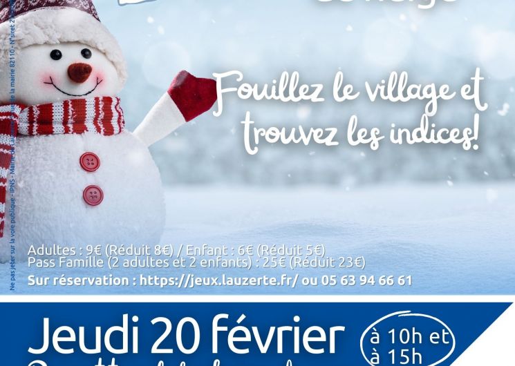 jeu de piste 20 février 2025