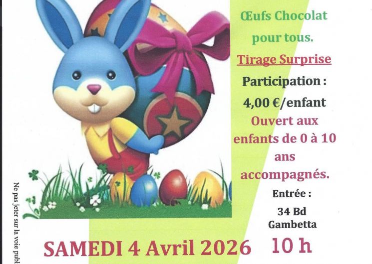 Chasse aux oeufs de Pâques_Aramon