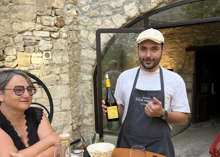 Apéro Truffe du vendredi au domaine Tour Paradis_Aiguèze