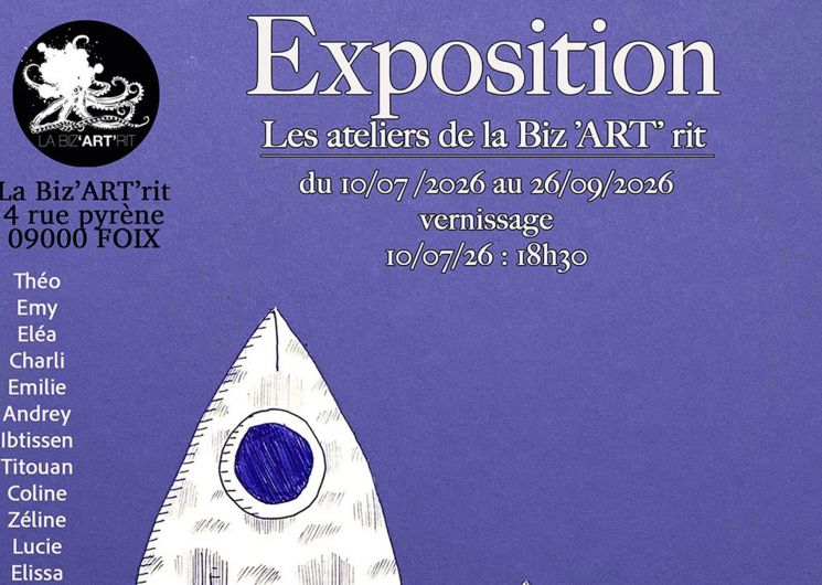 Exposition des ateliers de la Biz'Art'Rit_Foix