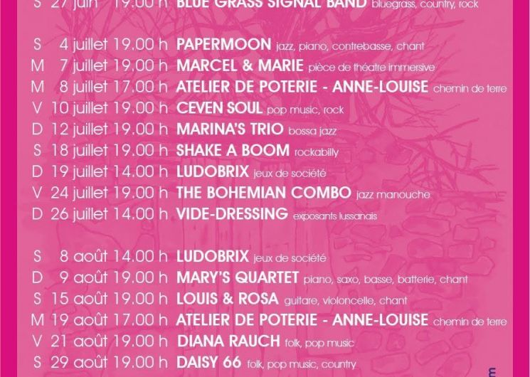 Animations & Concerts -Jardin de Lussan_Lussan