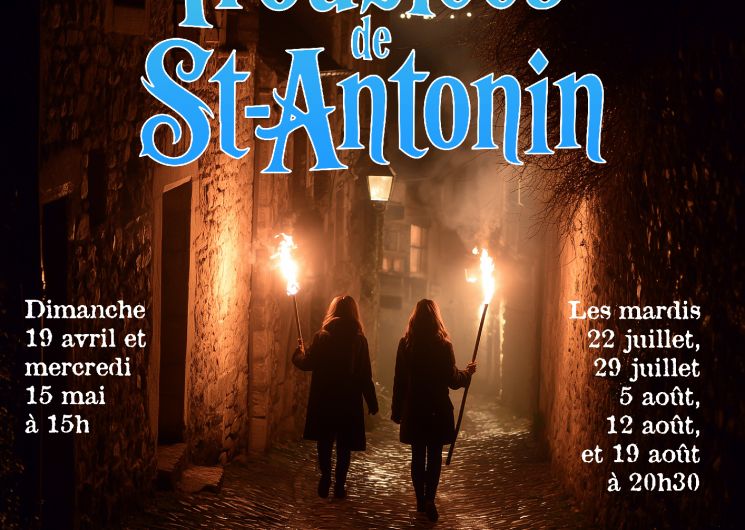 VISITE THÉÂTRALISÉE EN NOCTURNE : LES EAUX TROUBLÉES DE SAINT-ANTONIN_Saint-Antonin-Noble-Val