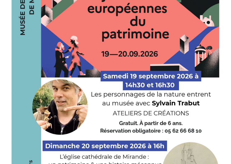 Journées du patrimoine : Musée des Beaux-Arts et la ville de Mirande_Mirande