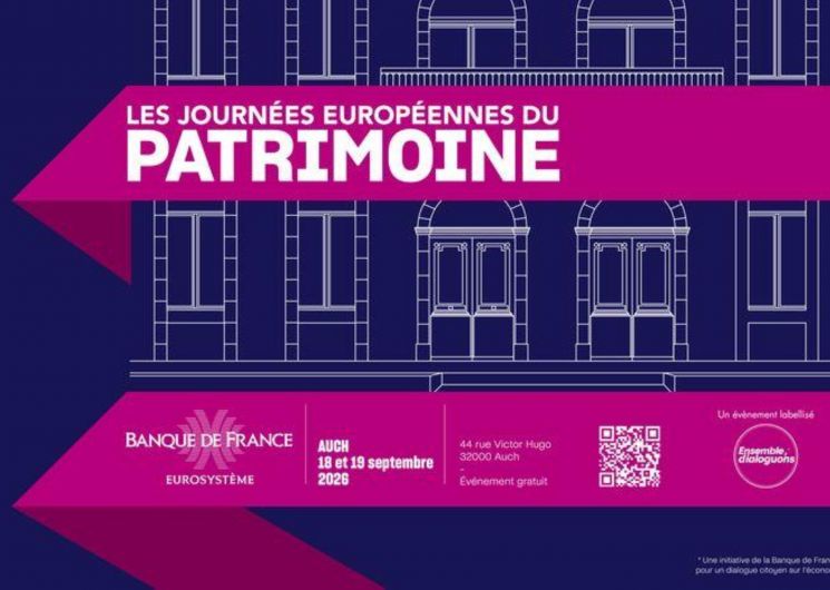 Journées européennes du patrimoine : visite commentée de la Banque de France_Auch