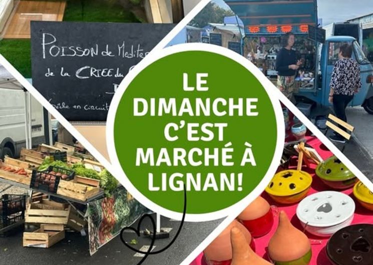 Marché de Lignan-sur-Orb