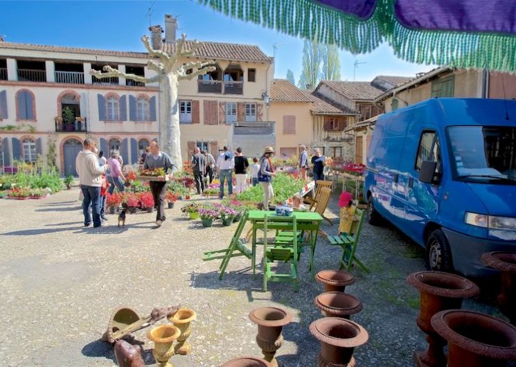 Marché aux fleurs_Simorre