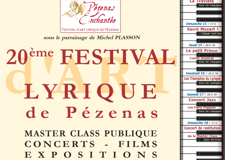 20ème Festival Lyrique de Pézenas_Pézenas