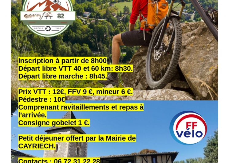 Randonnées VTT & pédestre - La Quercynoise_Cayriech