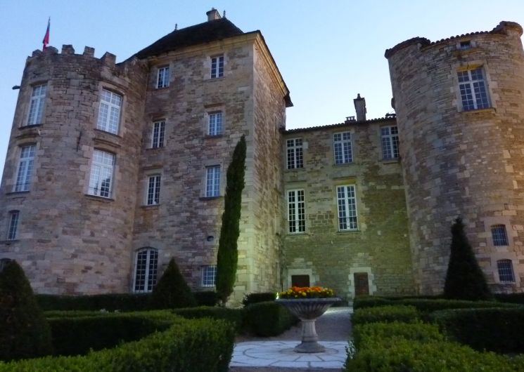 vue coté est du chateau de la reine margot 