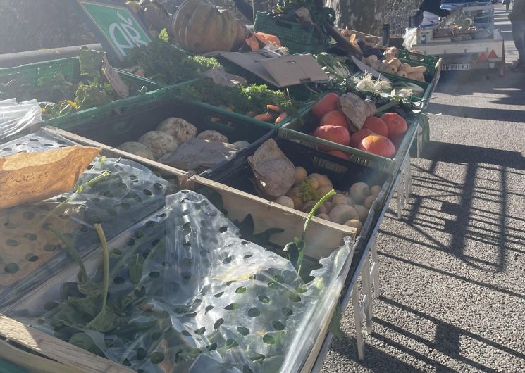 Marché hebdomadaire de Cendras_Cendras