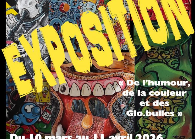 Exposition « De l'humour, de la couleur et des glo.bulles »_Palavas-les-Flots