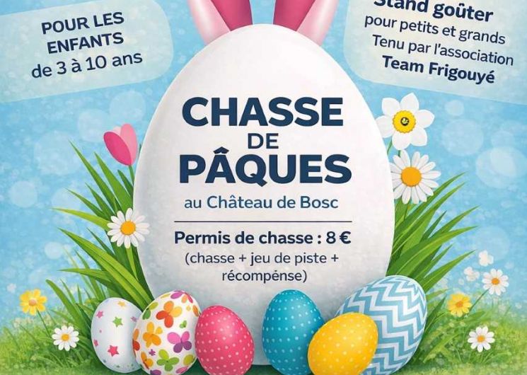 Chasse aux oeufs de Pâques au château de Bosc_Domazan