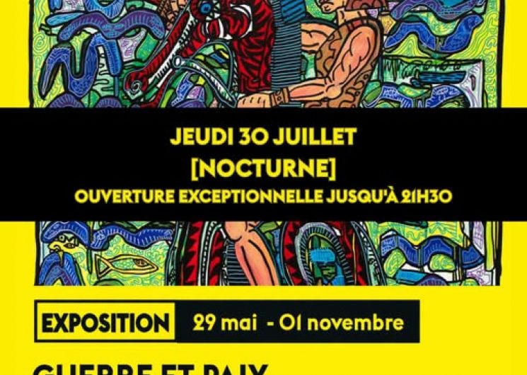Exposition de peintures - Robert Combas - Guerre et paix_Vers-Pont-du-Gard
