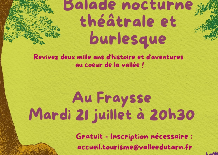 2ème édition de Drôle de Planète : Balade nocturne théâtrale et burlesque_Le Fraysse