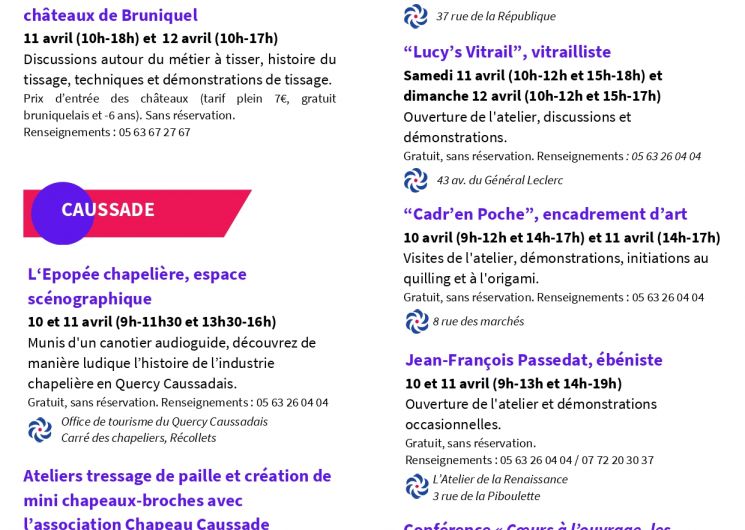 Journées européennes des métiers d'art - Salon des métiers d’art et des créateurs à La Fabrique_Caylus