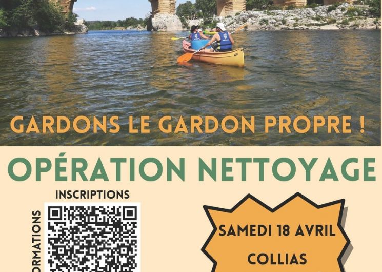 Opération nettoyage - 34 édition Gardons le Gardon propre !