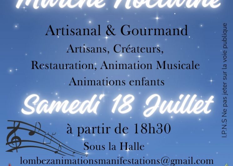 Marché nocturne artisanal et gourmand_Lombez