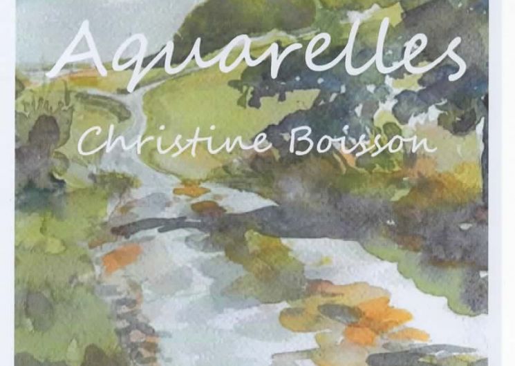 Exposition Aquarelles - Christine Boisson_La Romieu