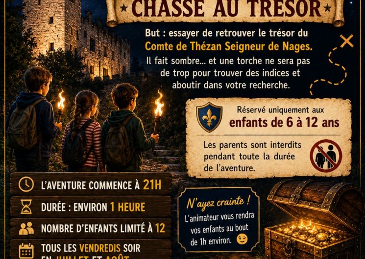 Chasse au trésor nocturne