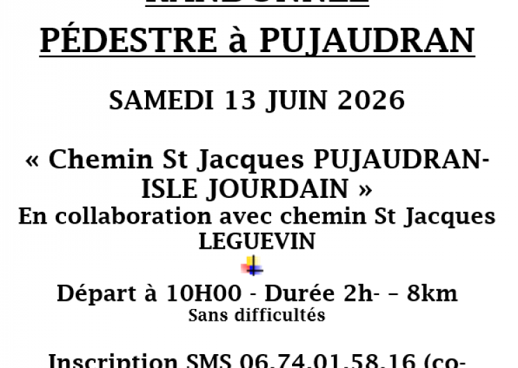 Randonnée pédestre à Pujaudran_Pujaudran