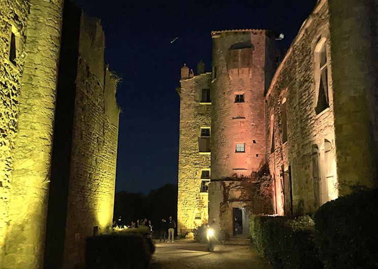 Visite guidée nocturne des châteaux de Bruniquel