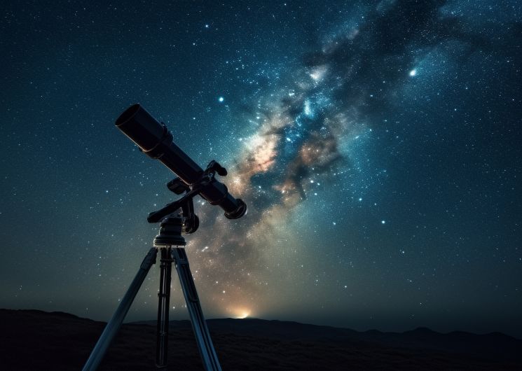 Exploration du champ d'étoiles de la nature avec un télescope généré par l'IA