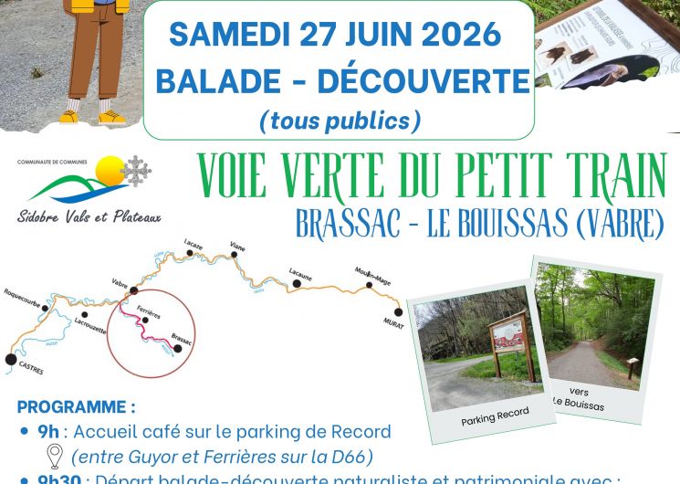 Balade - -découverter et inauguration de la Voie Verte du Petit Train