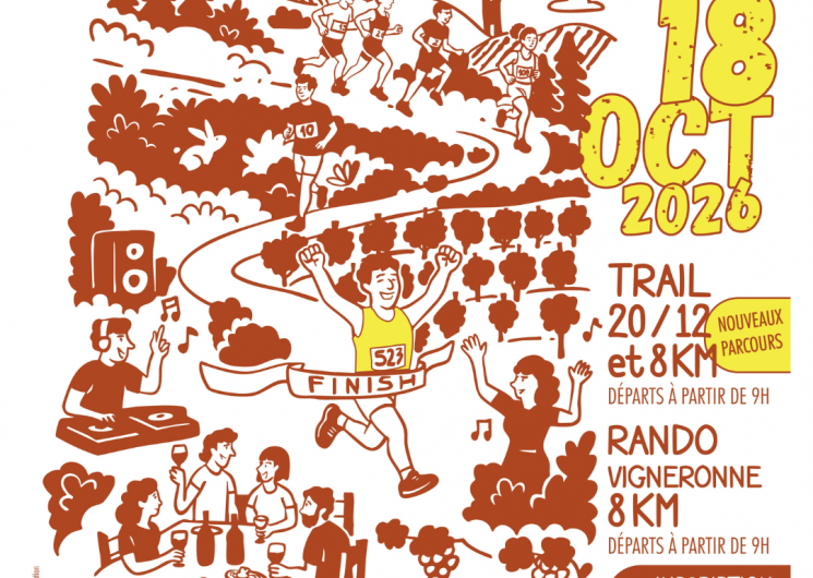Affiche 20 des collines 2026 / Trail Gard