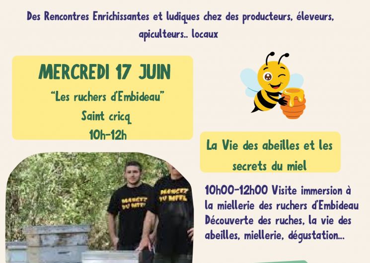 Visite à la ferme - Les ruchers d'Embideau_Saint-Cricq
