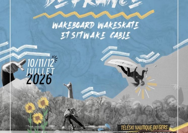 Championnats de France de wakeboard_L'Isle-Jourdain