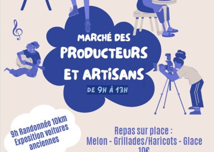Marché de producteurs et d'artisans_Maignaut-Tauzia