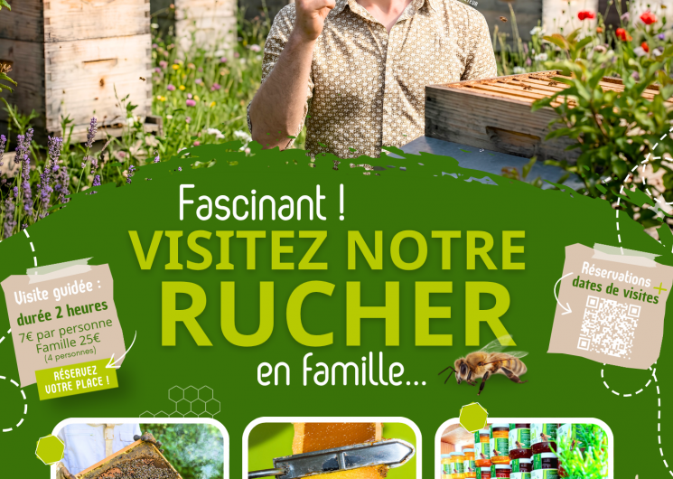 Affiche visite du rucher