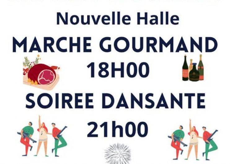 Marché gourmand et feu d'artifice
