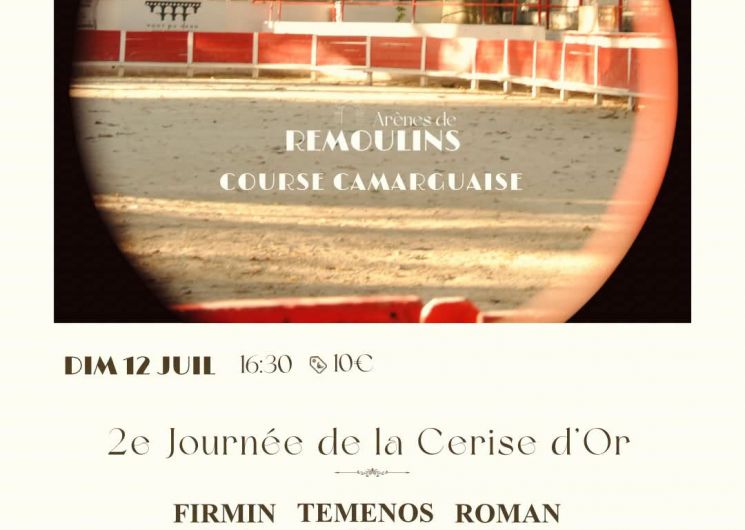 Course camarguaise - 2ème journée de la Cerise d'or_Remoulins