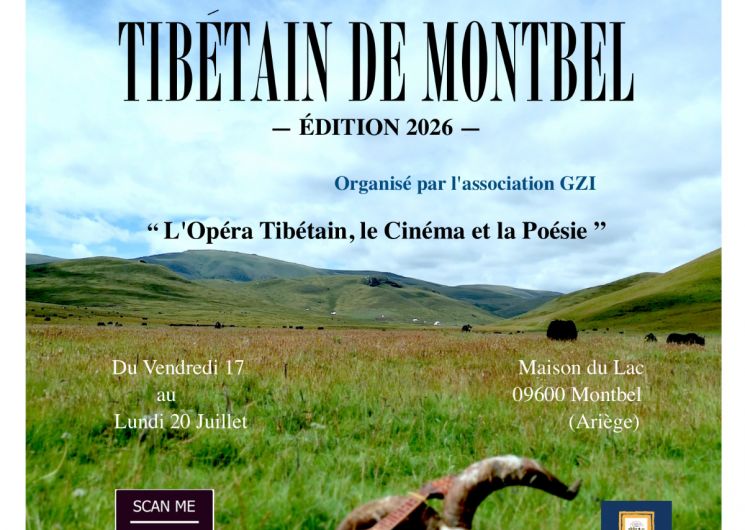 Affiche 5ème Festival culturel tibétain de Montbel 