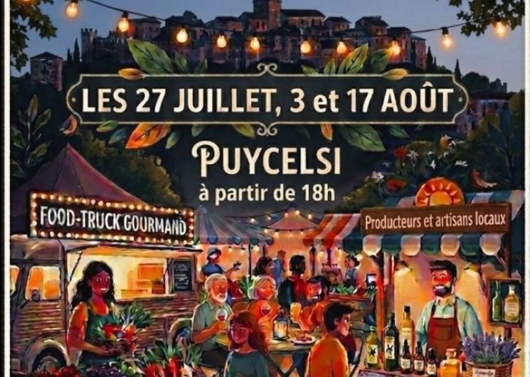 les marchés de l'été à Puycelsi_Puycelsi