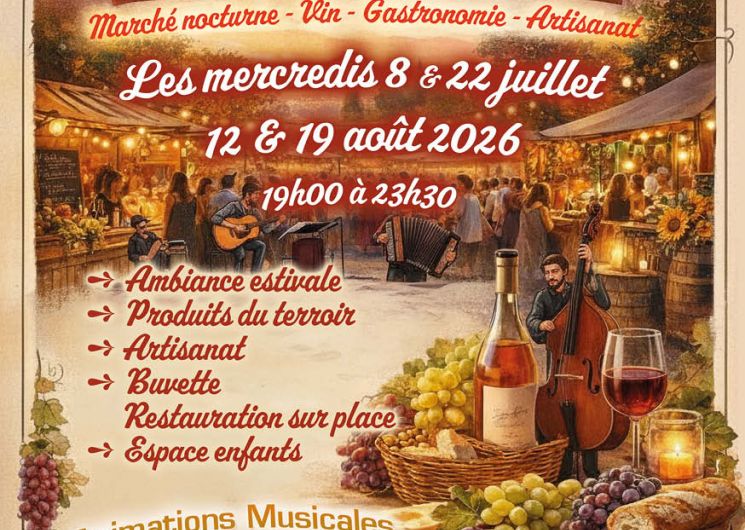 Marché nocturne de Lédignan