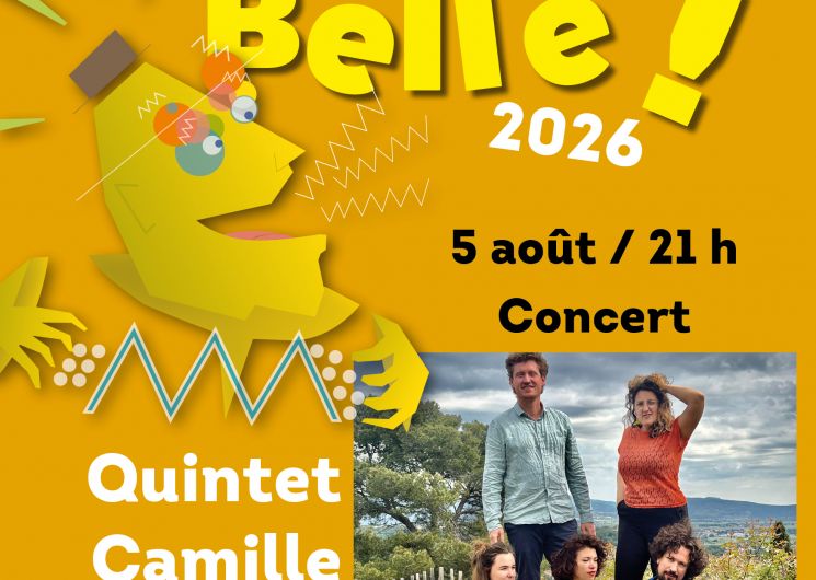 Festival L'Échalapée Belle - Concert Quintet Camille Heim_Sénéchas