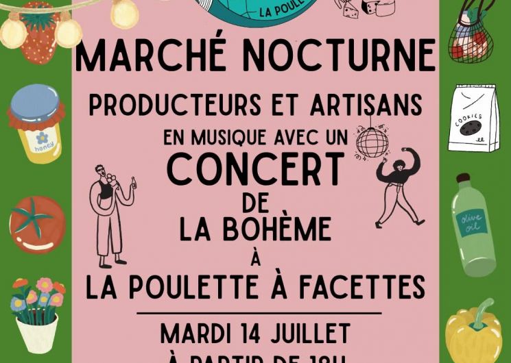 Marché nocturne et concert_Aux-Aussat