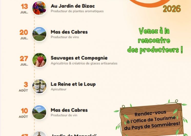 Le Lundi des Saveurs avec le Mas des Cabres - Le rendez-vous de l'OT_Sommières